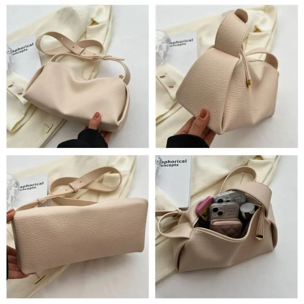 سعة كبيرة Lichee نمط حقيبة كروسبودي وسادة حقيبة بلون بولي Dumpling حقيبة زلابية حقيبة الأم حقيبة تسوق حقيبة كتف في الهواء الطلق