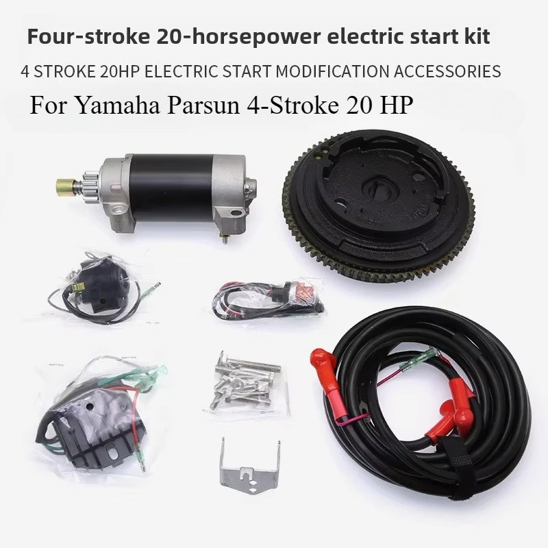 

Outboard Engine Conversion Electric Start Kit for Yamaha Parsun 4-stroke 20HP