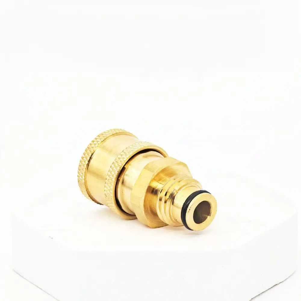 High Pressure Washer Quick Connect Adapter Brass 16 2 Male Female Thread Connector For Car Wash Water Hose Attachment