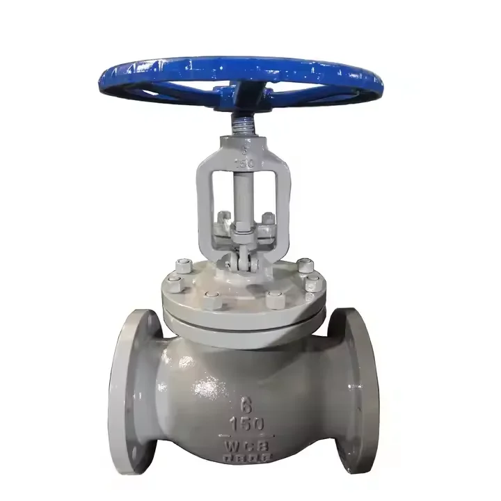 Factory Premium Quality Durable 6 Inch Cast Steel WCB Globe Valve Class 300 Stop Valve with Hand Wheel for Oil Gas Water 4