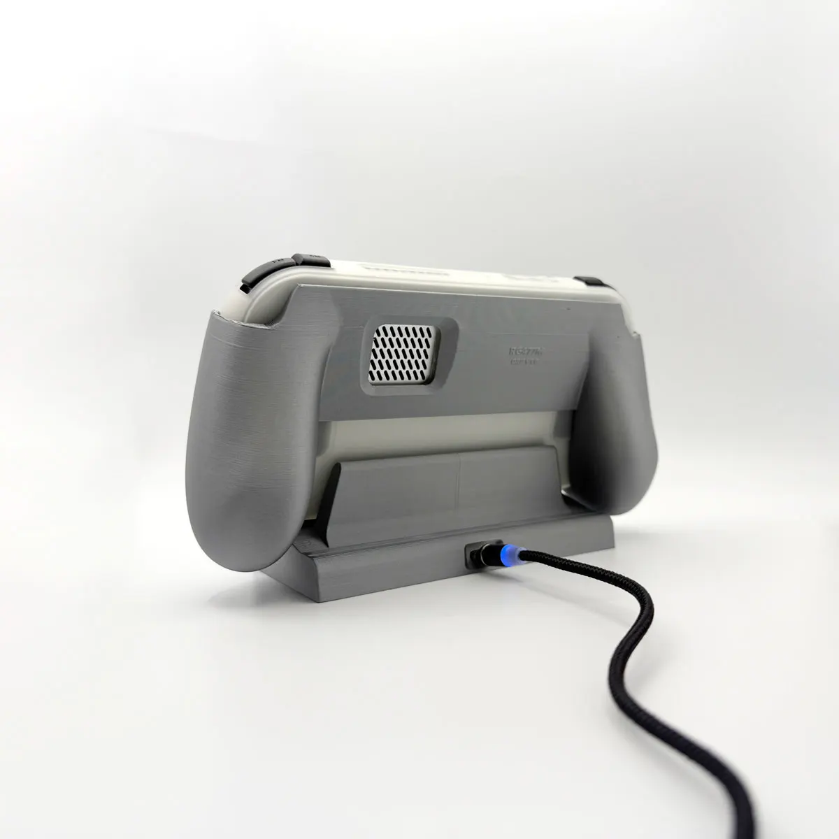 Magnetic Charging Dock And Comfortable Grip for RG477M Console RG477 M Accessories 3DPrint Supports Use With TPU Protective Case