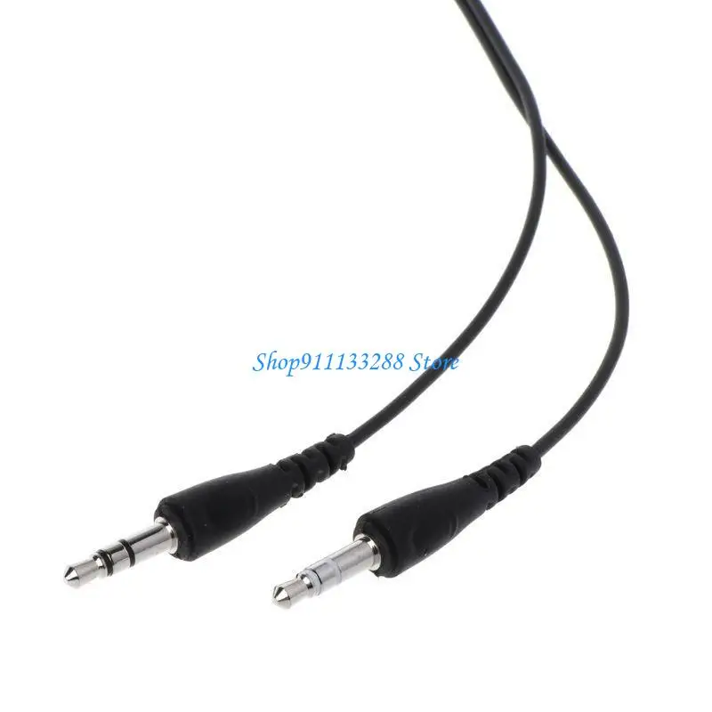 G88D 100CM Earphone Wire Line for PC Computer Smartphones Headset Microphone Use