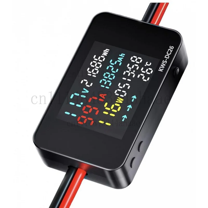 KWS-DC26 Multi-Function Battery Charge Tester DC 8-80V 20A/25A/35A/50A Bidirectional Measurement Voltmeter Ammeter Power Meter