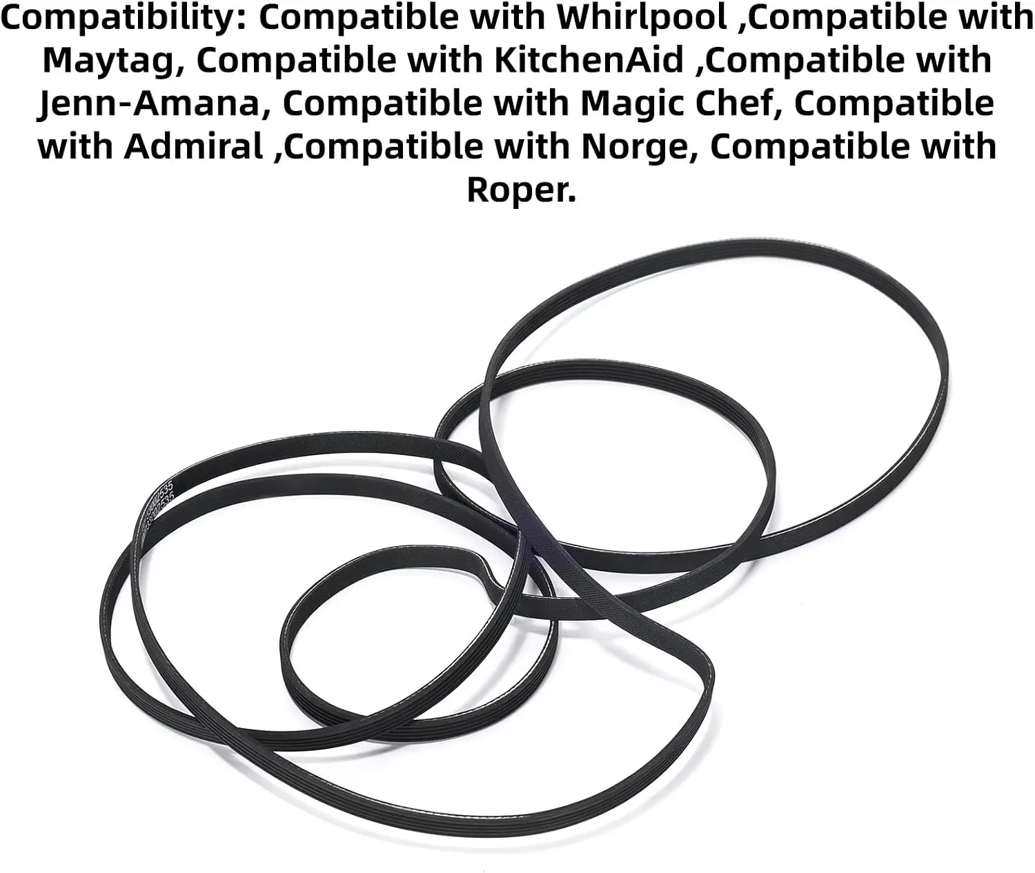 Ruimou 1Pcs 33002535 33001777 Dryer Drum Belt Compatible with the Maytag