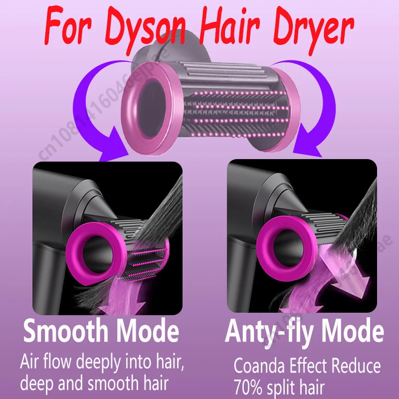 

Anti-Flying Nozzle For Dyson Supersonic Hair Dryer HD15 Accessories New Flyaway Dryer Attachment Nozzles 200 ℃ without melting