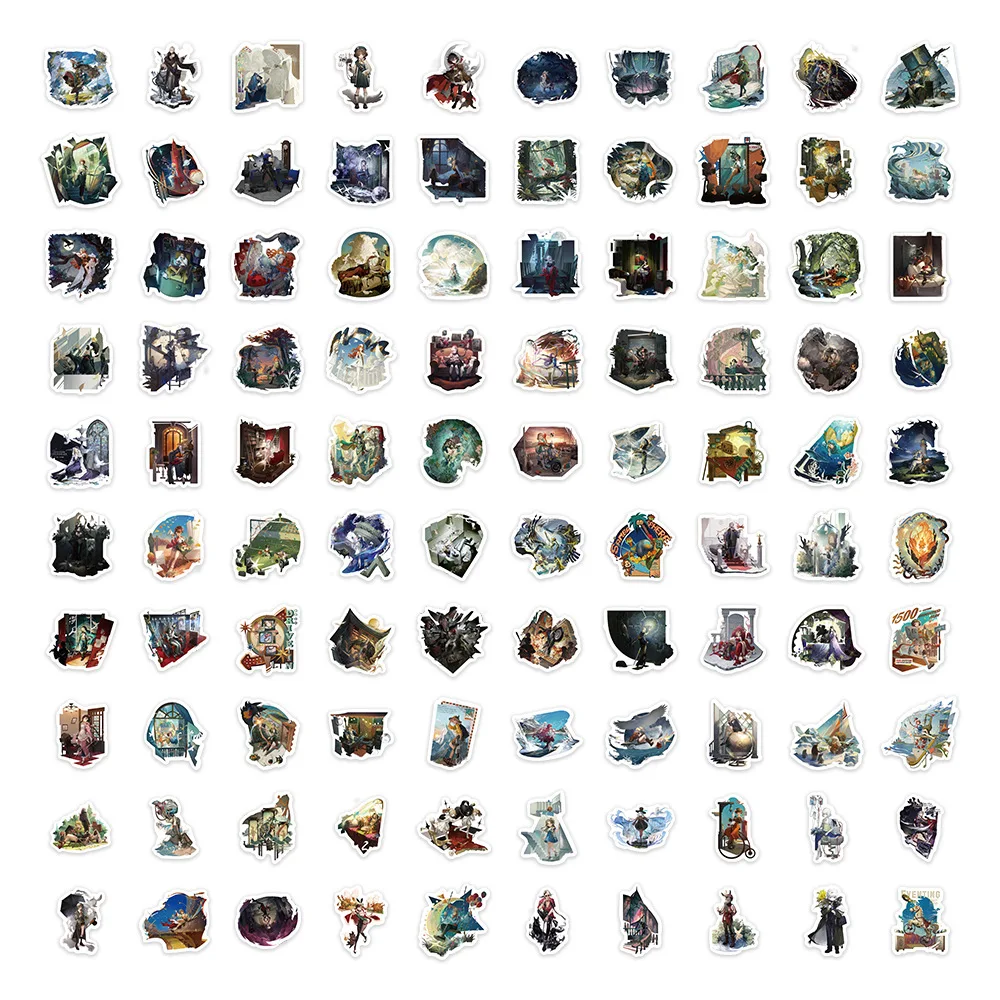 10/50/100 Uds. Reverso: 1999 juegos de estrategia RPG The Pax HouseDIY equipaje decorativo guitarra portátil pegatinas impermeables juguete para niños