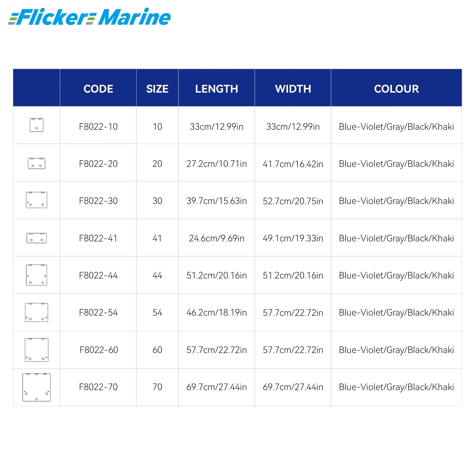 FLICKER MARINE Ultra-Thin Hatch Cover Compatible with Lewmar, Flush Mount Low-Profile Boat Hatch Protector, 4 Models
