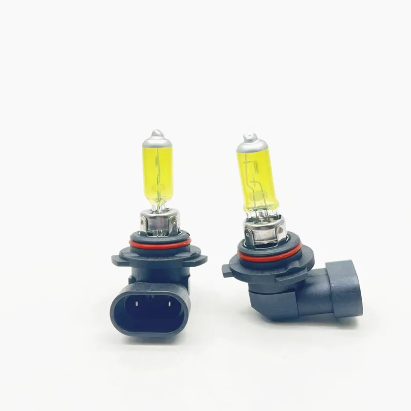 2 Pcs H10 12V 42W Yellow Lights 3000k Car Headlight Auto Fog Lamps Halogen Bulbs