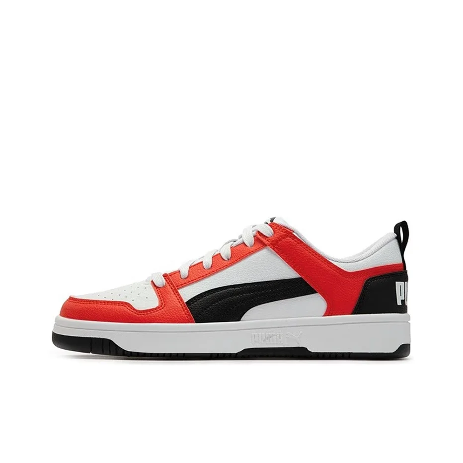 PUMA Rebound Layup Skateboard Shoes Unisex Low Top Red/Black/White 369866-20