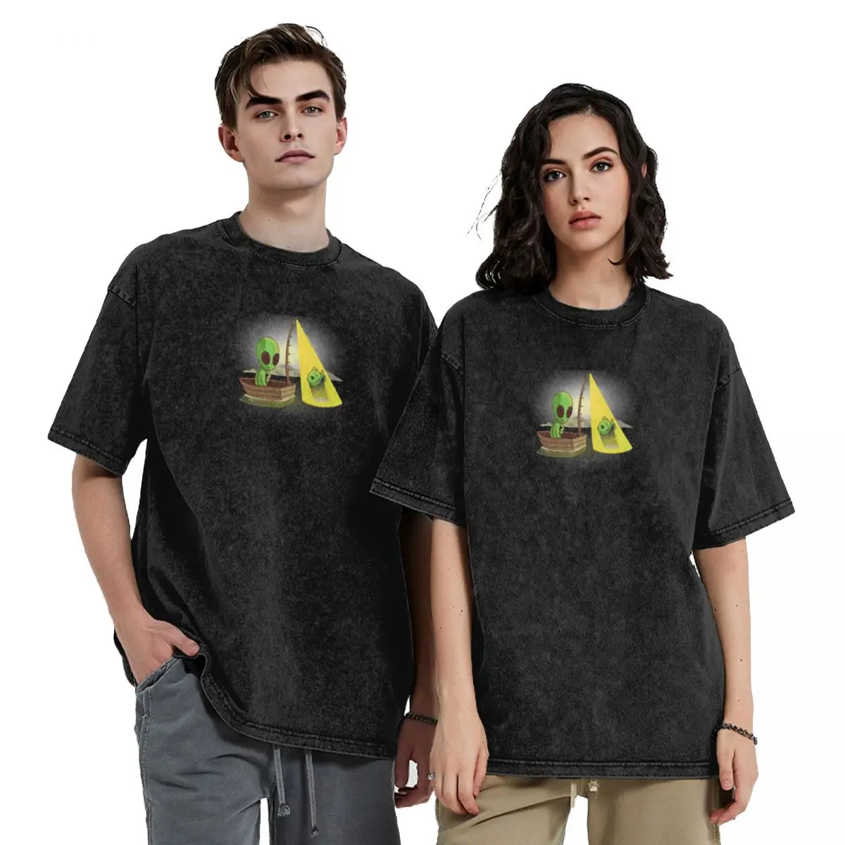 

Alien fishing T-Shirt oversized t shirt plus sizes anime shirt valentines clothes t shirt for men