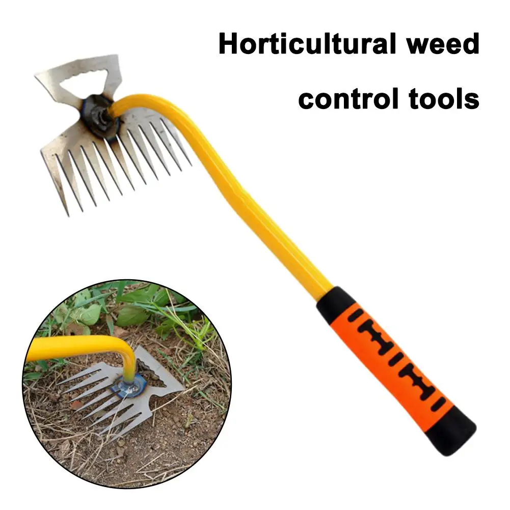 11 ฟัน Weeding Magic TOOL Multi-Function Weeder หญ้า Weeding หม้อยกต้นกล้า Land หว่านเครื่องมือดินสวนอุปกรณ์เรา G4C2
