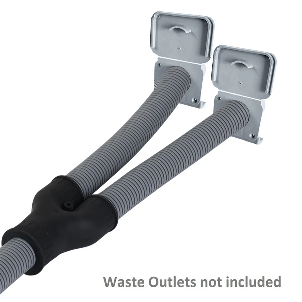 Caravan Waste Water Outlet Flexi Pipe Y Connection Kit 28.5mm Waste Hog Master RV Parts