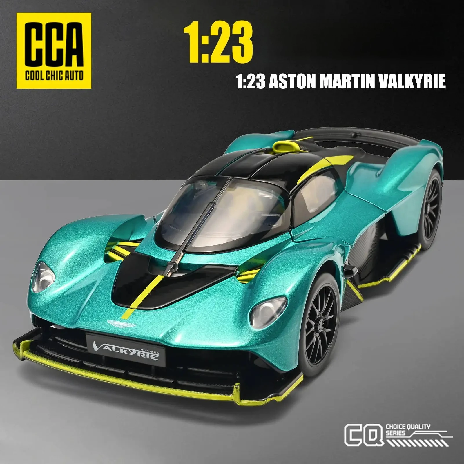 CCA 1:23 Martin Valkyrie Alloy Sports Car Model Simulation Ornament Toy Gift Diecast Alloy Car Model Collectible