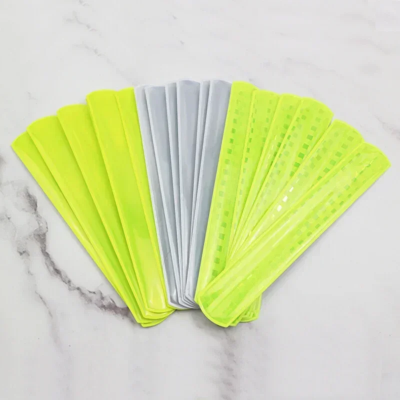 10 pezzi di bicicletta riflettente gamba sicura pantaloni clip cinturino fascio fascia inferiore cintura bici accessori per biciclette accessori