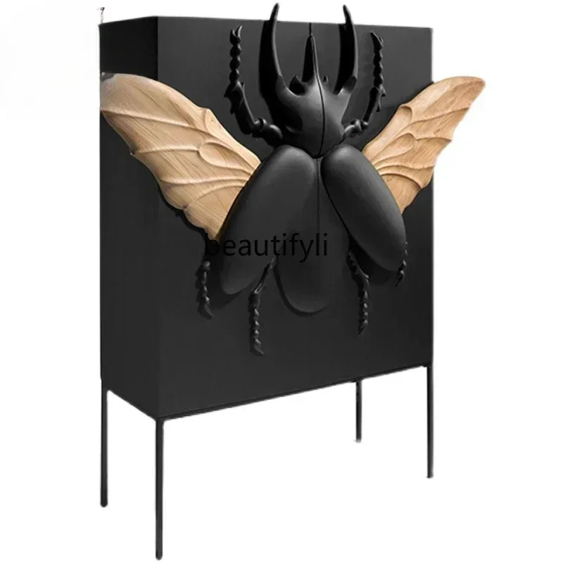 35Beetle cabinet designer living room dining side cabinet Nordic simple double foyer cabinet customization