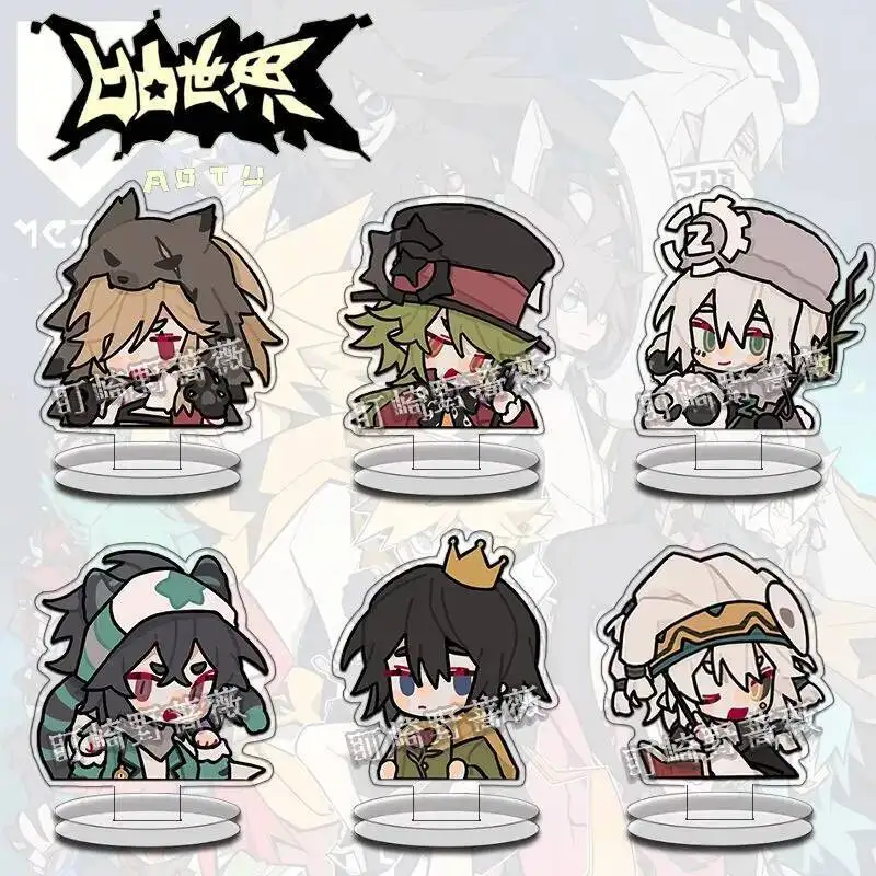 6 шт. аниме Aotu World Xander Palos Zain Ray Camil Pelley 5 см акриловая фигурка-подставка модель тарелка коллекция косплея настольный декор