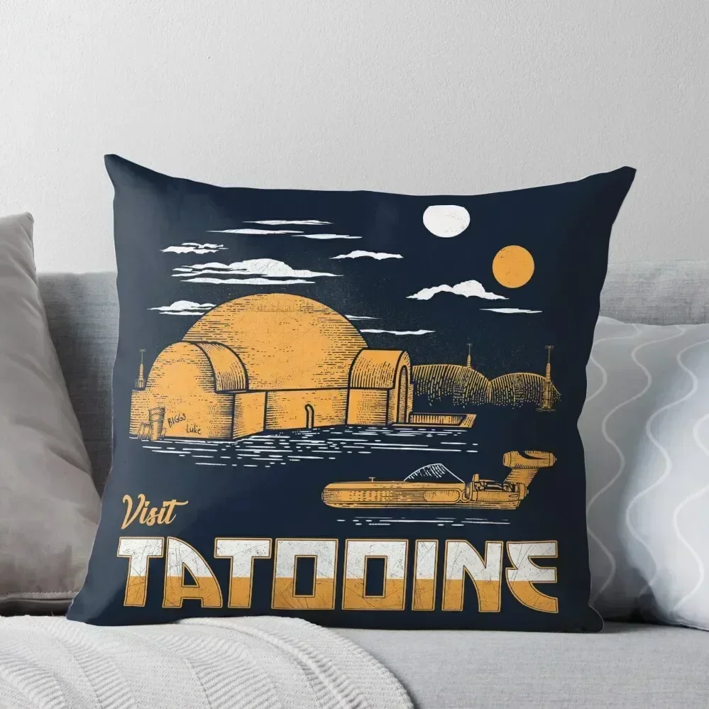 

Visit Tatooine Throw Pillow Decorative Sofa Cushion Custom Cushion Photo Decorative Cushions For Luxury Sofa pillow