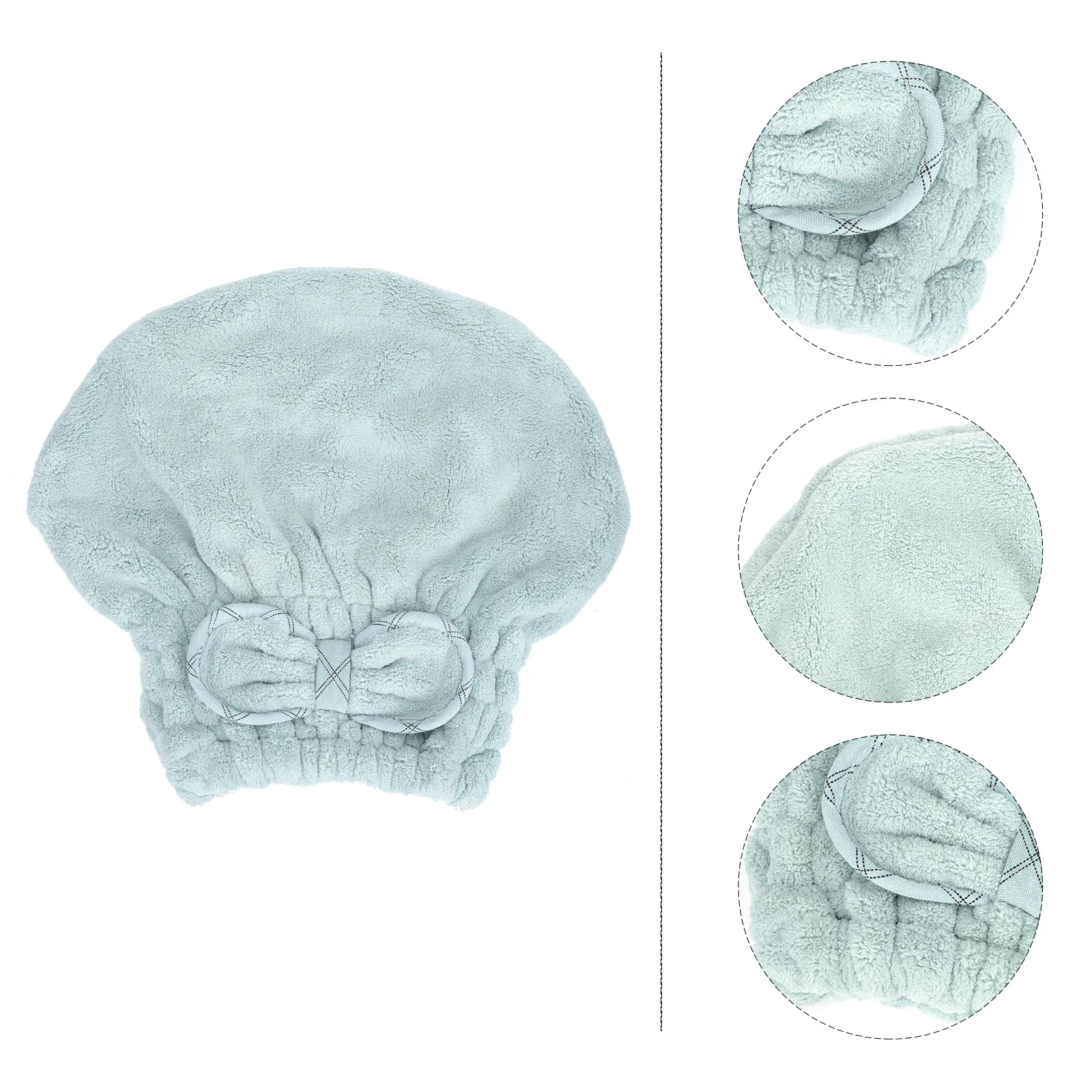 

1Pcs Quick Dry Hair Cap Soft Coral Fleece Female Drying Hat for Shower Spa Mask Care Lightweight Portable Home Use Daily Wear