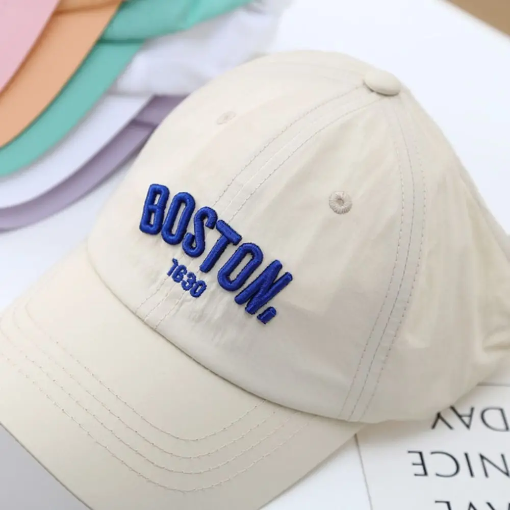 Korean Fashion Sun Protection Children's Baseball Cap Thin Quick-drying Open-top Cap Lightweight Windproof Sunshade Hat Summer