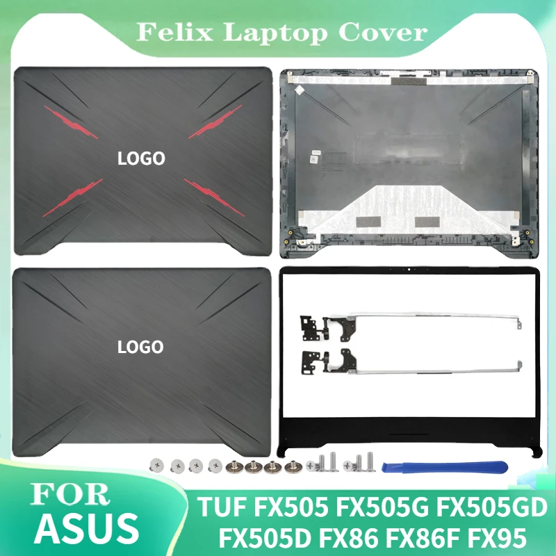 

NEW For ASUS TUF Gaming FX505 FX505G FX505GD FX505D FX86 FX86F FX95 Laptop LCD Back Cover Front Bezel Hinges Screen Back Cover