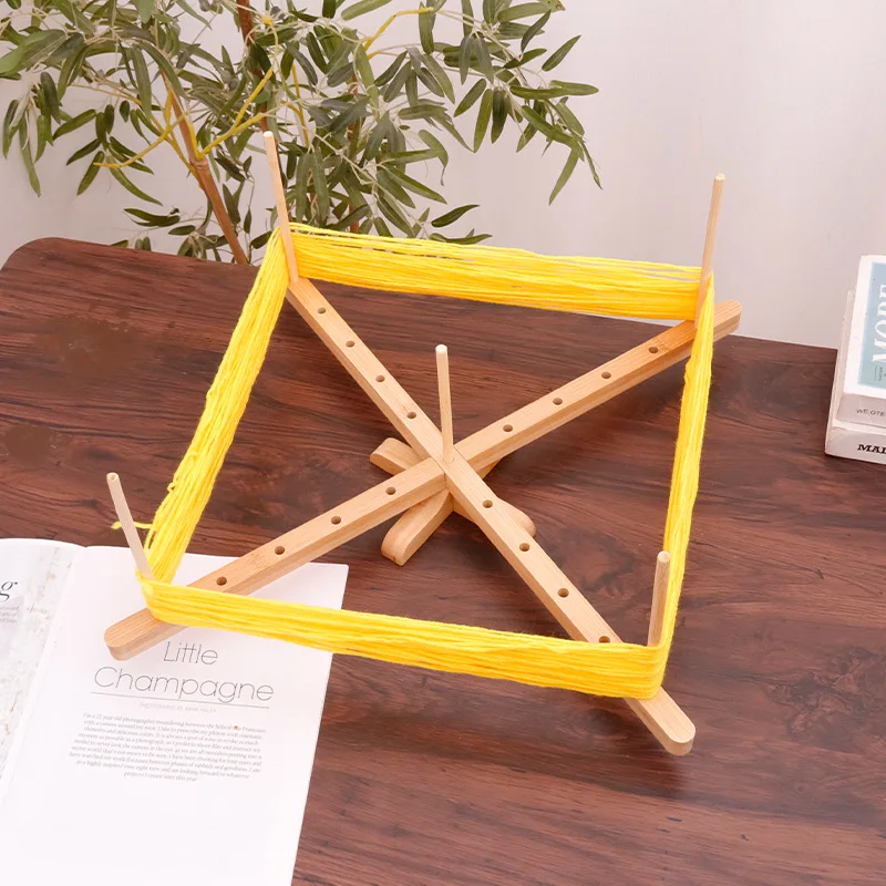 Wooden Yarn Swift & Winder Holder – Hand Knitting Tool for Wool, Thread, Fiber | DIY Patchwork Accessories