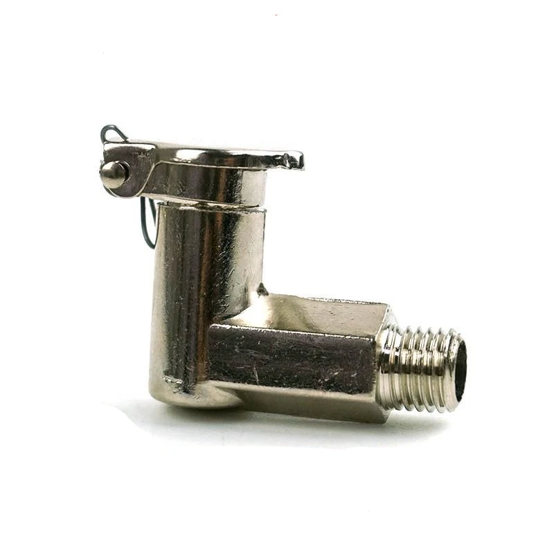 Spring Flip L-type Copper Grease Cup, External Thread M6 M8 1/8