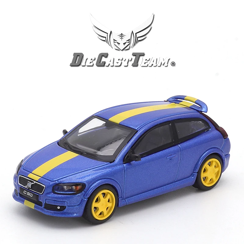 DCT 1/64รถวอลโว่ C30เล็กมอเตอร์รถยนต์ลูกเต๋าของเล่นรถโมเดลโลหะสำหรับเด็กของขวัญคริสต์มาสของเล่นสำหรับเด็กผู้ชาย