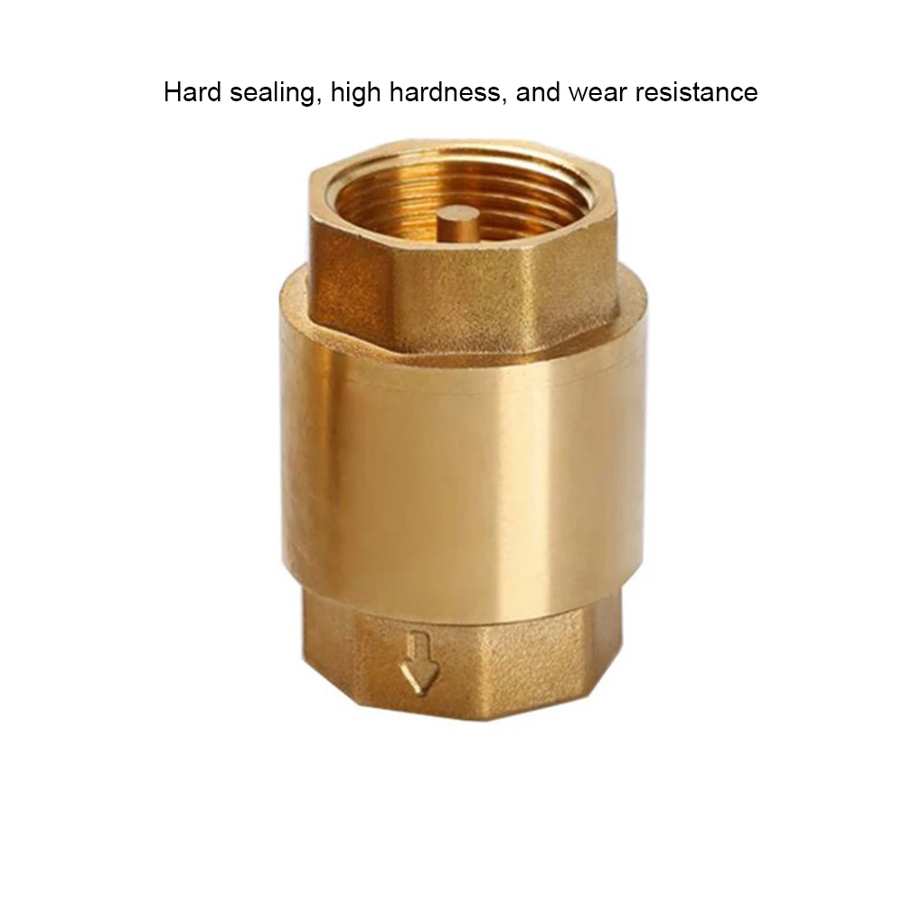Spring Check Valve - 15/20/25/32/40mm - Brass -Non Return Valve Rustproof Multipurpose Household Accessories