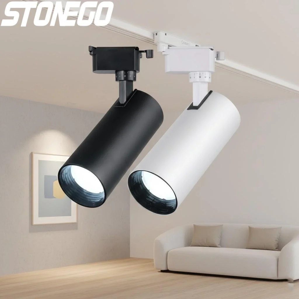 

Super Bright LED Track Light Clothing Shop Energy Saving Commercial Spotlight Rail Lighting Fixture