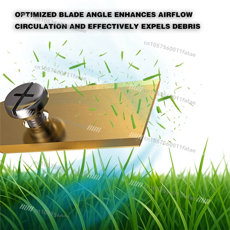 For I105N/I108N/I110N/H500N H800N/H1500N H3000N Lawn Mower with Screws Gold，A74E-Replacement Blades Set 36PCS