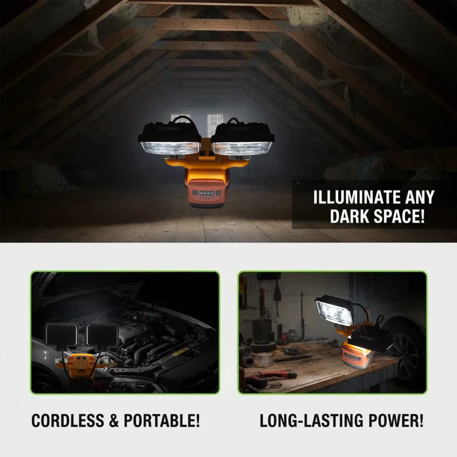 

Светодиодный рабочий фонарь для аккумуляторов Hilti 22V B22 CPC Li-ion, используемый для кемпинга на открытом воздухе, рыбалки, обслуживания оборудования, осветительных приборов