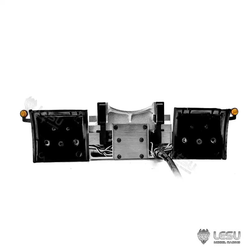 RC 1/14 Heckträger Heckflügel Rücklicht-Set für Tamiya Hydraulikbagger Lader Muldenkipper für SCANIA MAN VOLVO Tripper DIY-Teil – Detail 4
