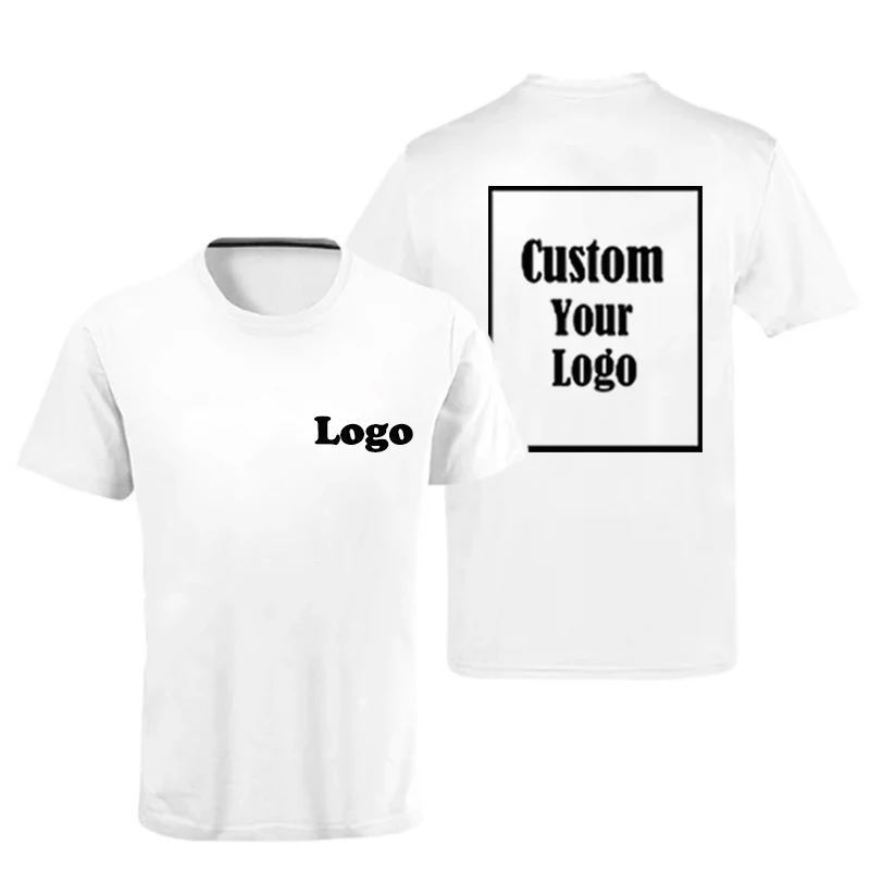 Camiseta personalizada con diseño impreso para mujer, Camiseta de algodón con logotipo de Make Your Design, regalos personalizados, Harajuku, DIY, Top de moda