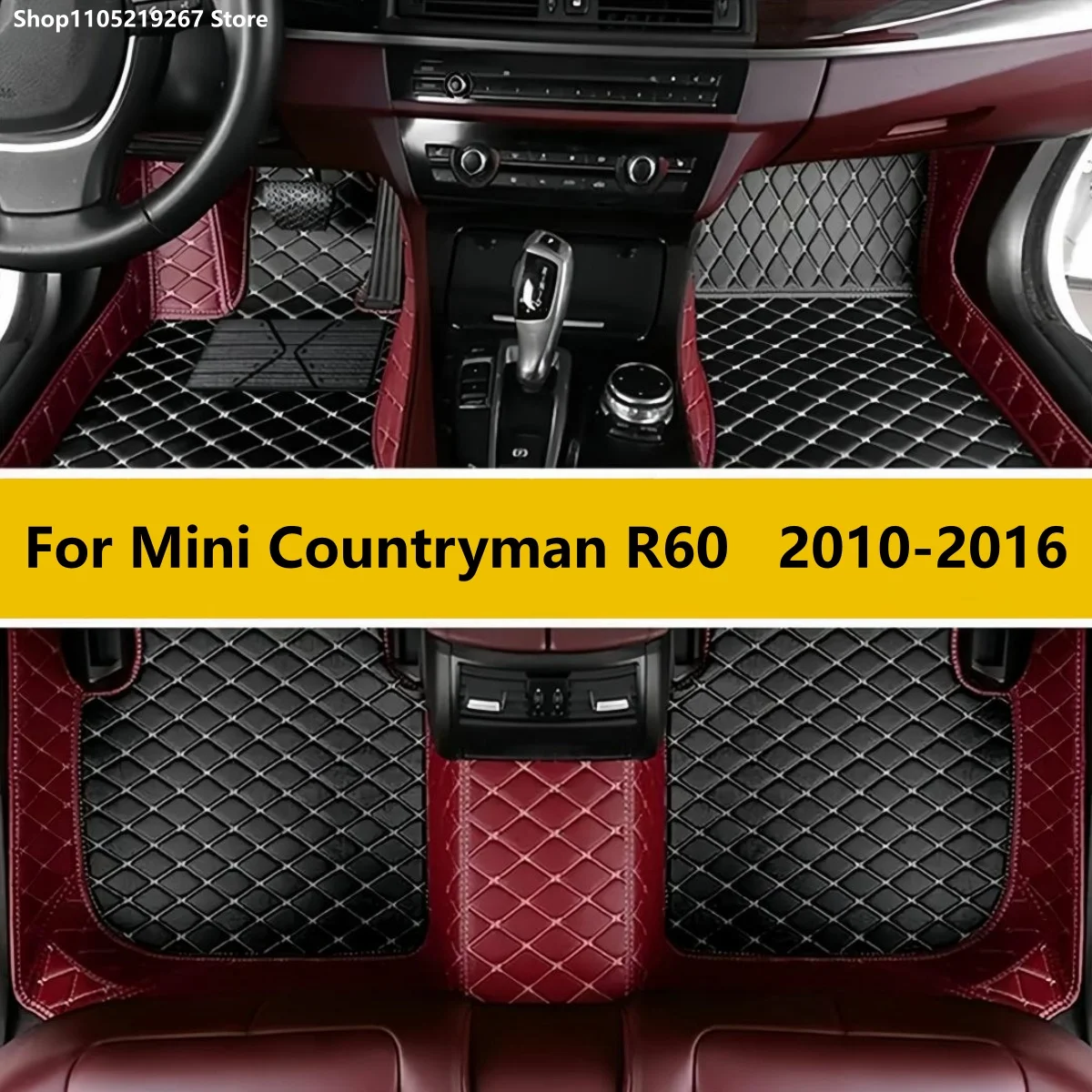 

Custom Car Floor Mats For Mini Countryman R60 2010-2016 Auto Carpets Foot Coche Accessorie