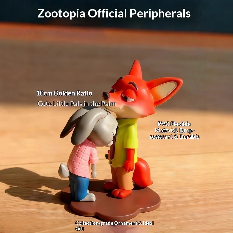 In stock New Trendy Zootopia Partner Blind Box Nick Judy Comes to Hug Boy Doll Handmade