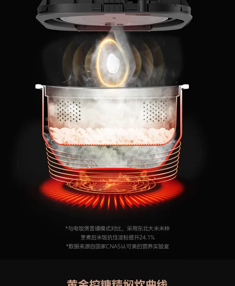 Reiskocher, Titankessel, multifunktionaler Reiskocher