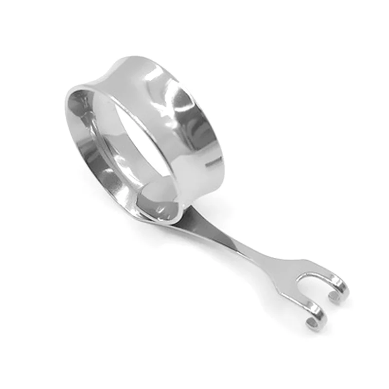 Rhinoplasty Hook Nasal Cavity Guide Stainless Steel Double-head Self-service Hook Eye Bags Long Handle Ring Hook