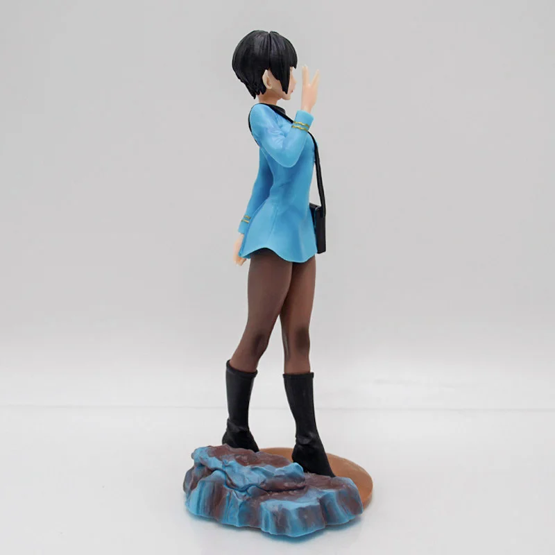 2 Figure Anime PVC Da Collezione - Command Officer E Nyota Uhura 22 Cm - Statue In Posa Per Scrivania