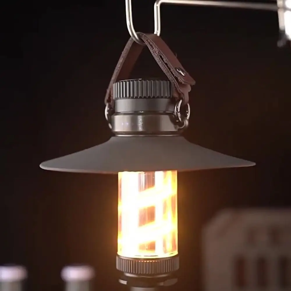 USB Chargeable LED Camping Lights Stepless Dimming IP4X Rated Rechargeable Lantern Infinite Focusing Soft Light