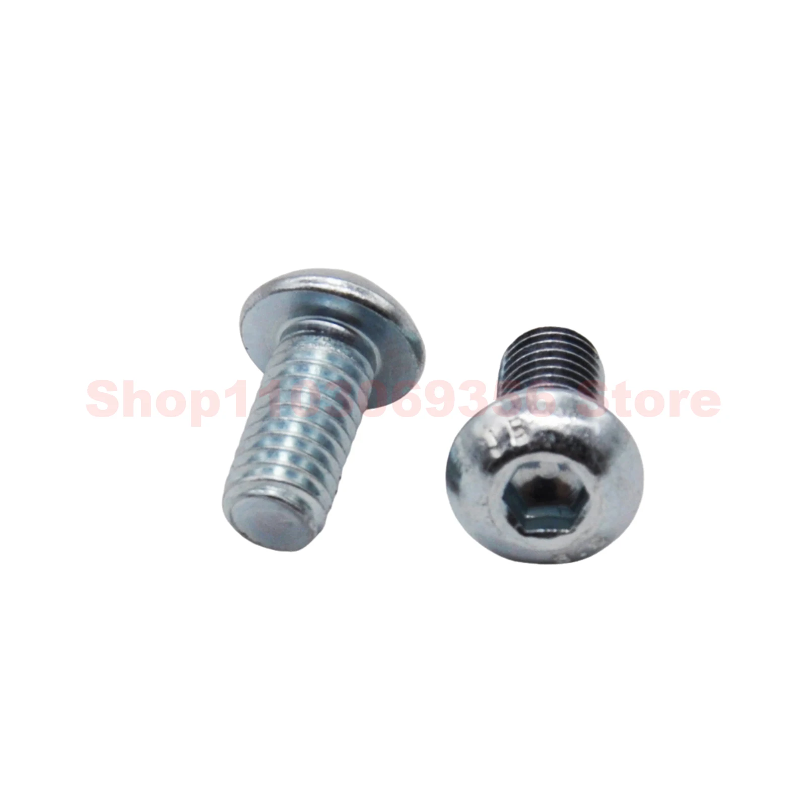 2-50Pcs 8.8 High-intensity ISO7380 Zinc Plated Allen Socket Head Screw M3 M4 M5 M6 M8 M10 M12 Hexagon Socket Button Head Screws