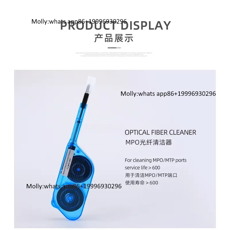 Fiber Optic Cleaning MPO/MTP One Click 2.5mm SC FC Cleaner 1.25mm LC Fiber Optic Cleaning Pen