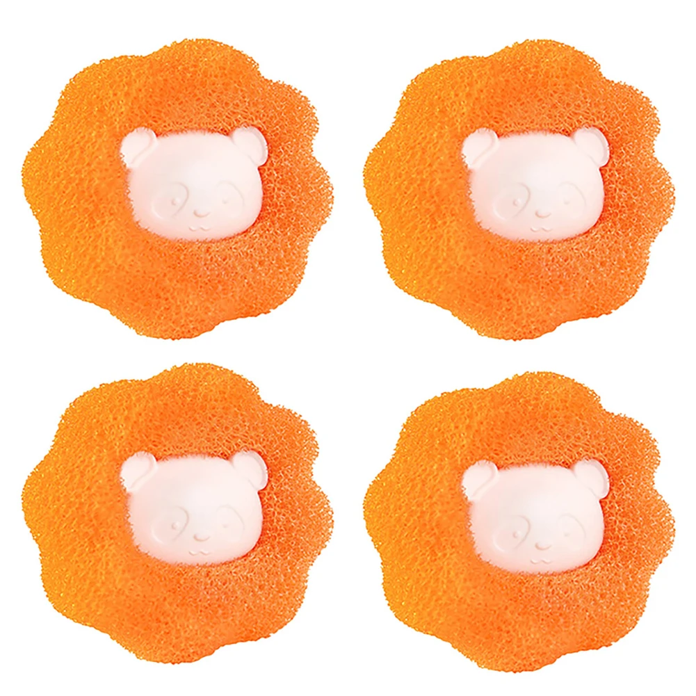 

4Pcs Reusable Hair Remover Washing Machine Hair Catcher Laundry Ball Dryer Ball For Clothing Dog Cat Pet Hair Remover