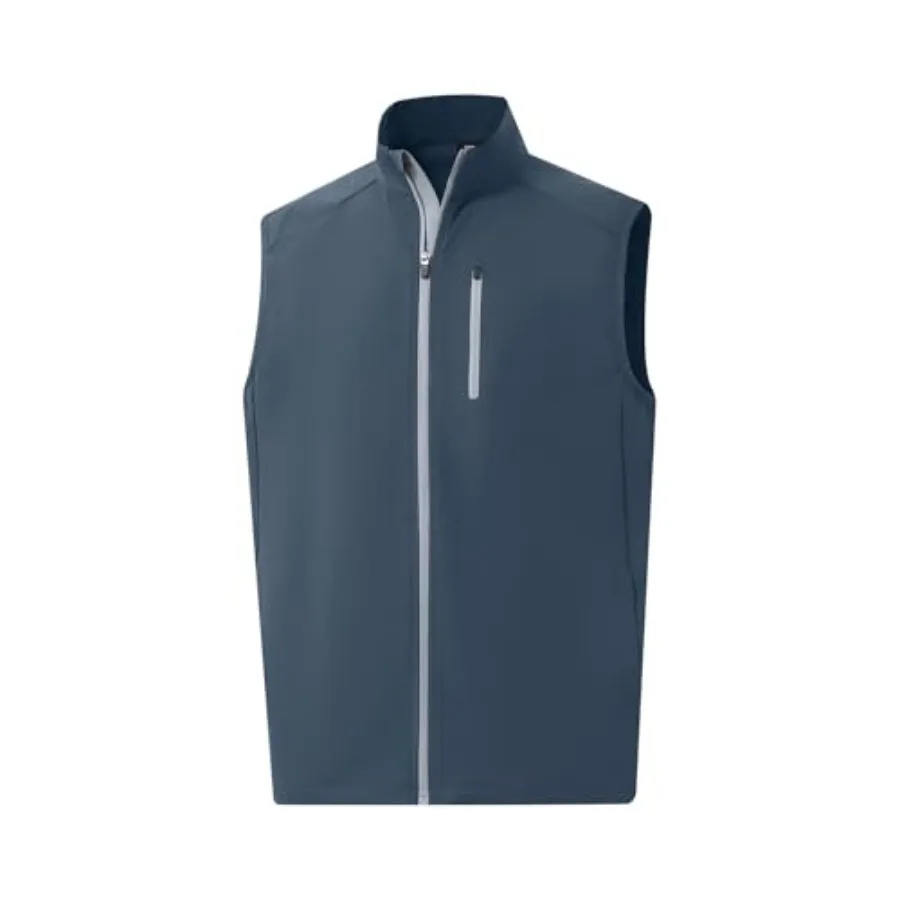 

Mens Vests Outerwear Windproof Lightweight Softshell Vests Zip Pockets Sports Sleeveless Jacket Golf Vests for Men