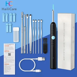 Wireless Ear Wax Cleaner with Camera Safe Earwax Removal Endoscope with Camera Luminous Otoscope Ear Cleaning Tools Ear Care