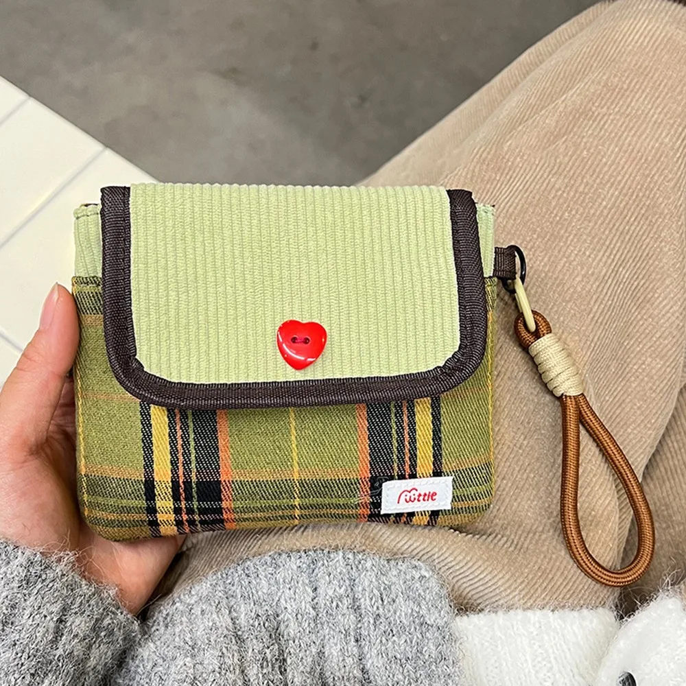 New Data Cables Organizer Sanitary Pads Bag Multipurpose Contrast Color Cosmetic Bag Large Capacity Coin Purse Women Girls