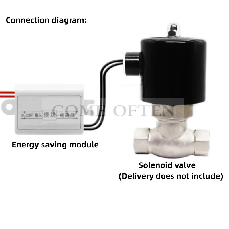 Picture 4: Energy Saving Module Solenoid Valve Water Air Valve Control Energy Saver Long Time Electricity Less Heat AC220V DC24V 12V