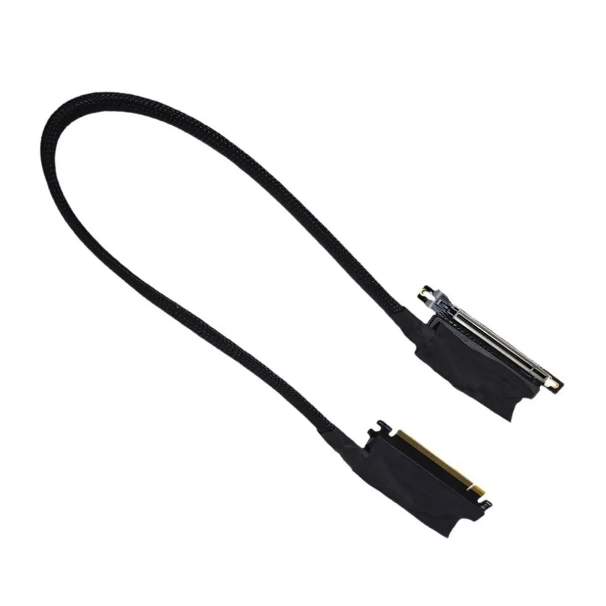 618 Mega Sale PCIE 5.0 X16 to X16 Graphics Card Extension Cable GPU 512G for Chassis Server NVIDIA RTX50 Dual Reverse Bending