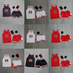 1/6 Scale Male Soldier No. 23 No. 33 No. 45 No. 91 Red/Black/White Basketball Clothes Set Model for 12 Inch Action Figure Body