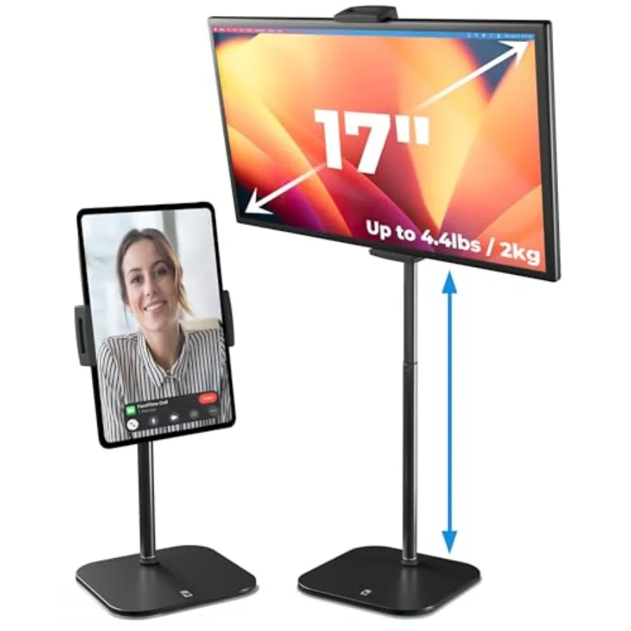 

Подставка TabStand 20 Tall для iPad, настольный держатель для портативного монитора до 17 дюймов, выдерживает до 2 кг, настольная подставка для планшета, крепление для планшета Apple iPad