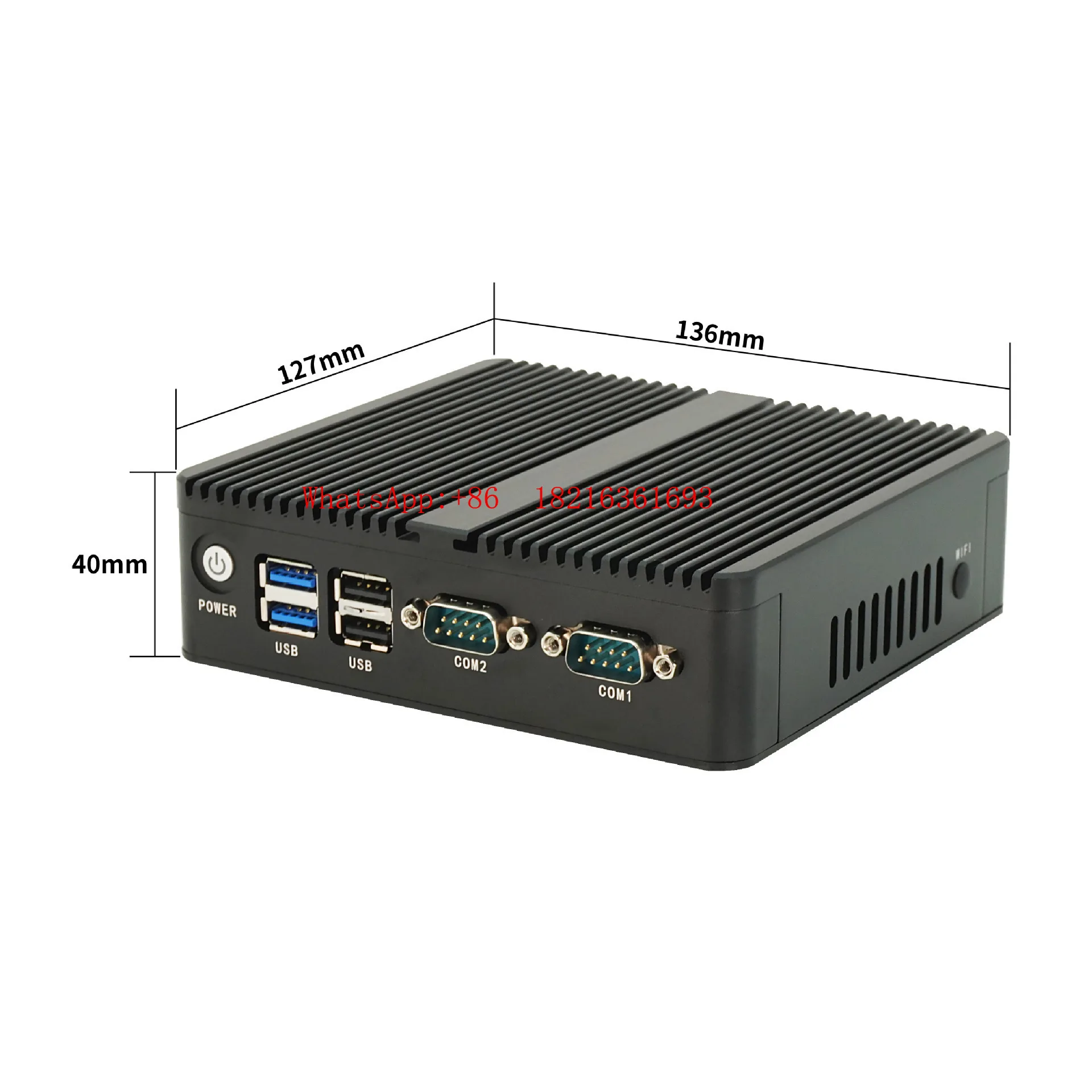 Limited Offer N2840 Mini Computer Host Fanless Industrial Control Computer Dual Network